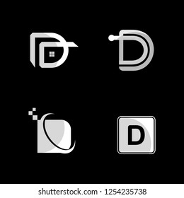 Letter D Set Idea Abstract Creative Business Logo