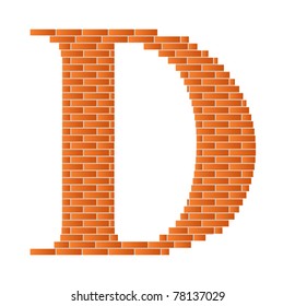 The letter D is shown in the picture.