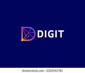 Letter D Simple Modern Logo