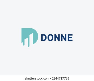 Letter D Simple Monogram Logo