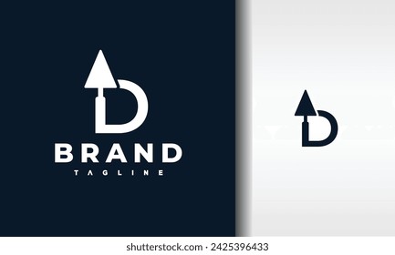 letter D spoon cement logo