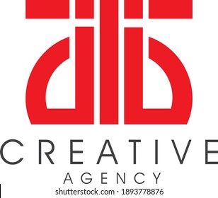 Letter D  T  I  B Logo