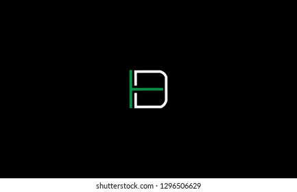 LETTER D AND T LOGO FOR LOGO DESIGN OR ILLUSTRATION USE