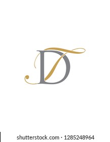 Letter D And T Logo Icon 001