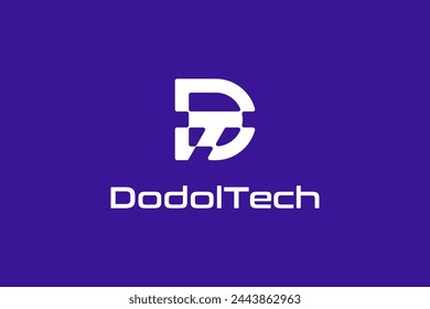 Buchstabe D mit T Logo Symbol Design Vektor Design Vorlage Inspiration