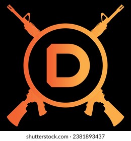 taktisches Logo-Design von Letter d