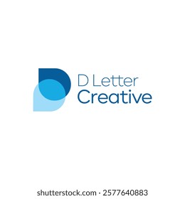 Letter D technology logo, D Abstract Logo