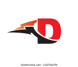 Letter D Template Design Vector, Emblem, Concept Design, Creative Symbol, Icon