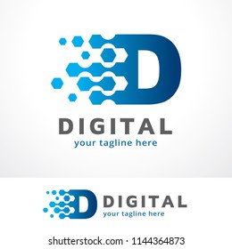 Letter D Template Design Vector, Emblem, Concept Design, Creative Symbol, Icon