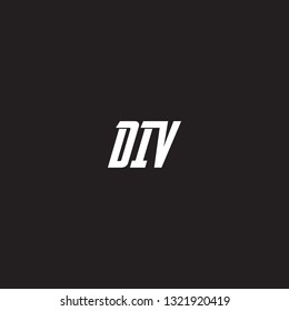 Letter D, I and V Logo Design