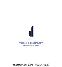 Letter D vector design logo template