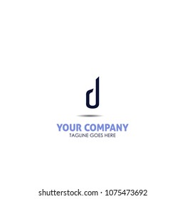 Letter D vector design logo template