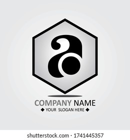 letter A and d vector logo