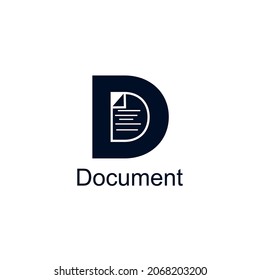 diseño de logotipo de material vectorial de letra d