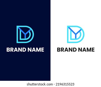 1,608 Letter D And Y Modern Logo Design Template Images, Stock Photos ...