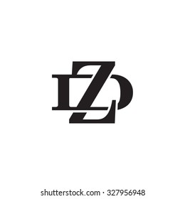letter D and Z monogram logo