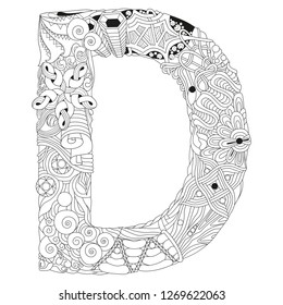 zentangle letters images stock photos vectors shutterstock