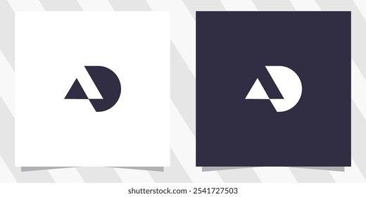 carta da design do logotipo do anúncio