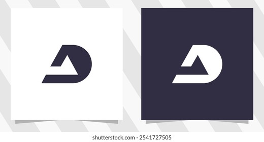 carta da design do logotipo do anúncio