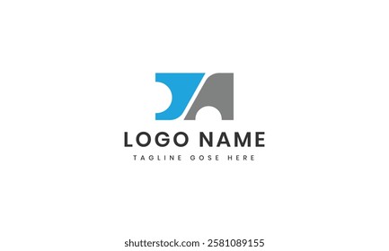 Letter da logo design icon