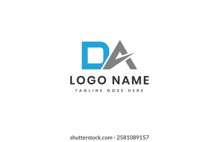 Letter da logo design icon