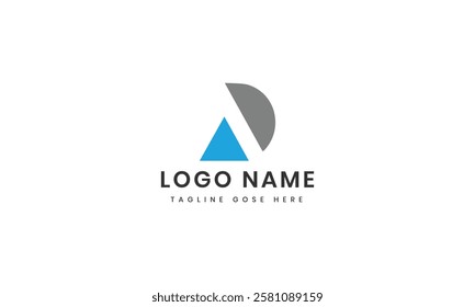 Letter da logo design icon