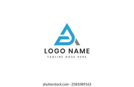 Letter da logo design icon