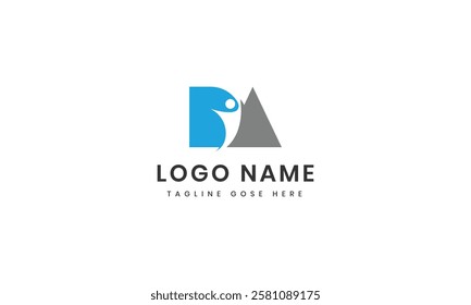 Letter da logo design icon