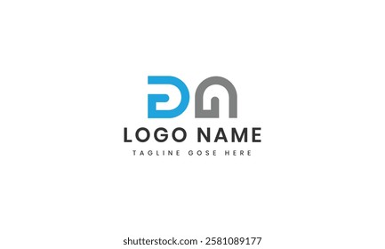 Letter da logo design icon