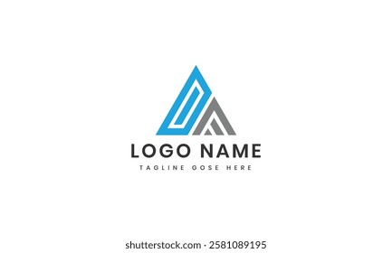 Letter da logo design icon