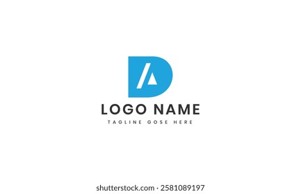 Letter da logo design icon