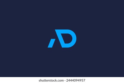 letter da logo icon design vector design template inspiration