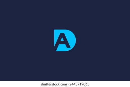 letter da logo icon design vector design template inspiration