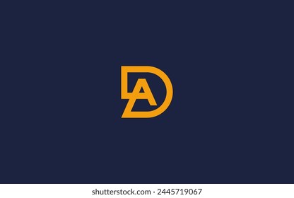 letter da logo icon design vector design template inspiration