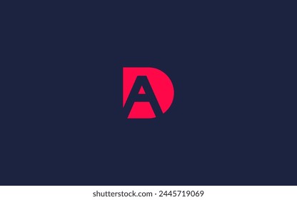 letter da logo icon design vector design template inspiration