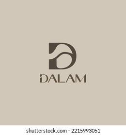 Letter DA Simple Logo Design. Initial AD Monogram Logo Identity for Branding, Business, Real Estate, Fasion and Luxury Brand