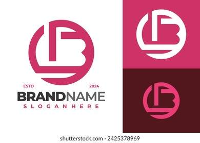 Letra Db o Bd Corazón Logo diseño vector símbolo icono ilustración