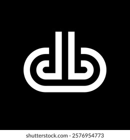 Letter DB creative monogram logo design
