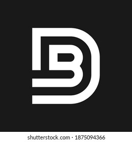 Initiallogo-Design von Letter DB