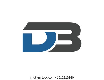 Letter Db Logo Design Branding Stock Vector (royalty Free) 1312218140 