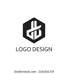letter db logo design template