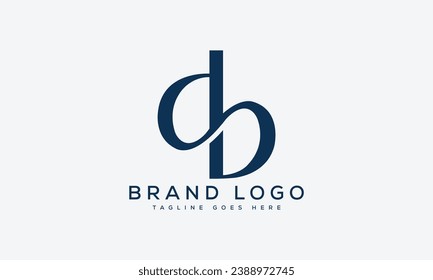 diseño de plantillas vectoriales del logotipo DB de letras para marca.