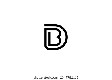 Letter DB Logo Design Vetor 