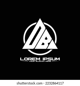 Logo-Design von Letter DB-Logo-Vektorgrafik