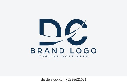 letter DC logo design vector template design for brand.