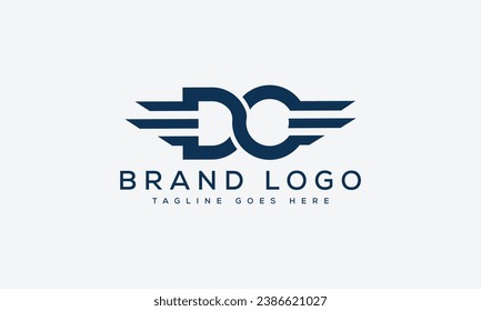 letter DC logo design vector template design for brand.