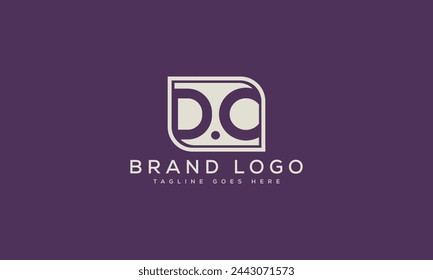 Diseño de la plantilla del vector del diseño del logotipo de la letra DC