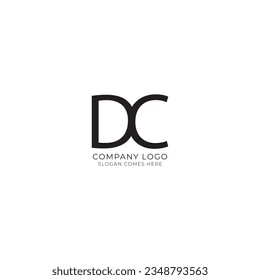 letter DC logo, initial letter DC logo, alphabet DC logo, modern, brand logo,t shirt design,company logo.