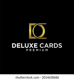 Logo-Design des Briefes DC Premium