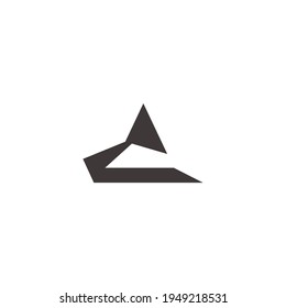 letter dc simple geometric simplicity concept logo vector
